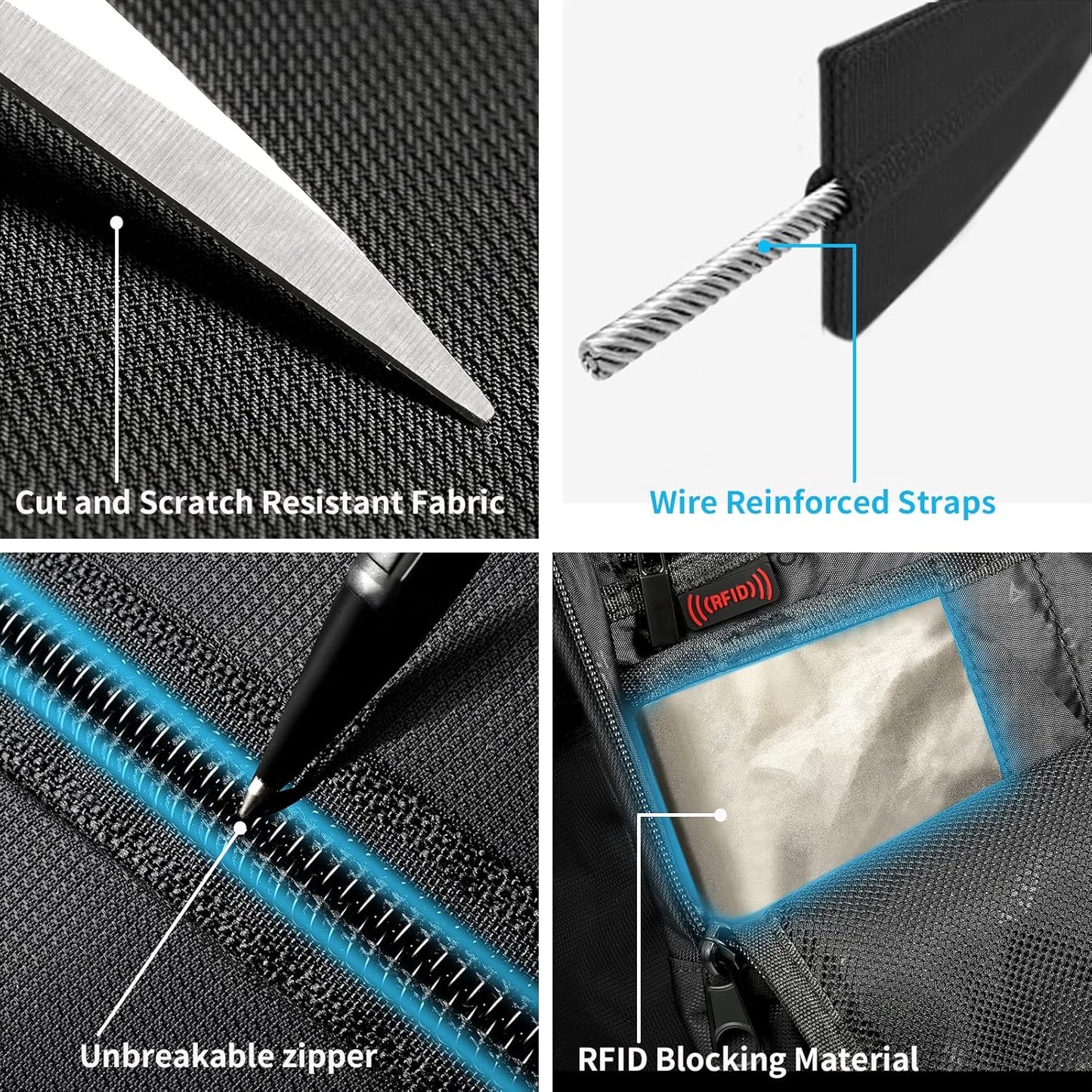 Tzowla 35 Liter Anti Theft with Tracker Tag and USB Charging Port Laptop Backpack