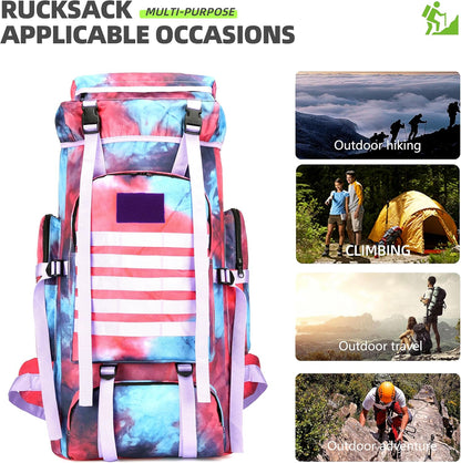 King'sGuard 70L Camping Hiking Backpack Tactical Backpack Military Molle Rucksack Backpack for Outdoor