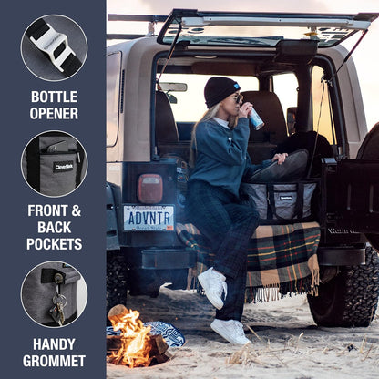 CleverMade Collapsible Insulated Cooler Bag – Leakproof Soft Folding Cooler for Beach, Travel, Car