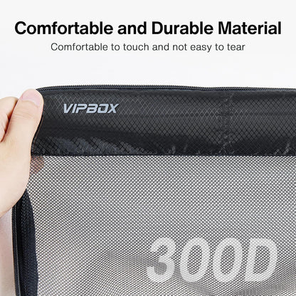 5 Set Packing Cubes Travel for Luggage Durable Suitcases Organizer Bags Lightweight Airplane Travel Vacation Essentials Accessories for Carry on (Black)