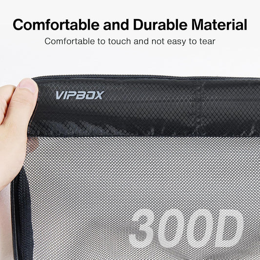 5 Set Packing Cubes Travel for Luggage Durable Suitcases Organizer Bags Lightweight Airplane Travel Vacation Essentials Accessories for Carry on (Black)