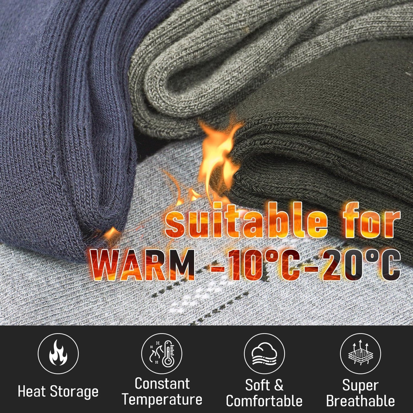 Iseasoo Copper Compression Socks for Men & Women – Plantar Fasciitis Relief, Ankle Support & Circulation – Running & Recovery