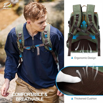 Padwa Lifestyle Green Camera Backpack - Image 4
