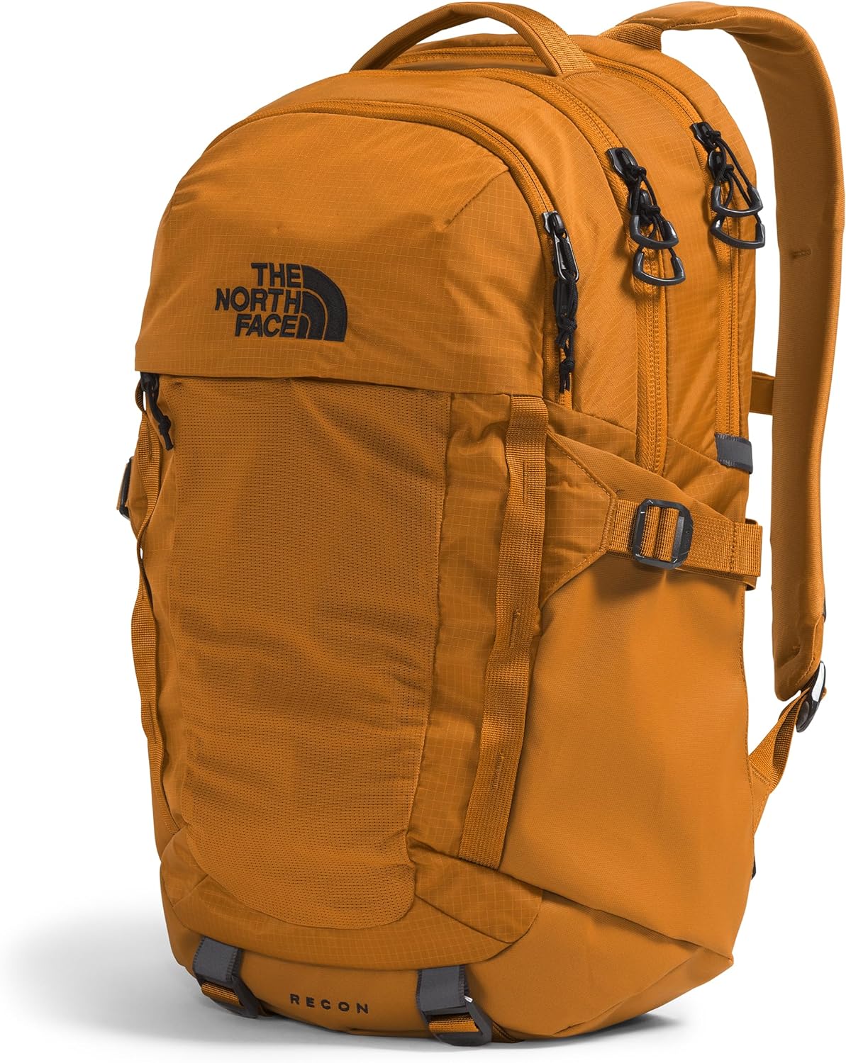 THE NORTH FACE Recon Everyday Laptop Backpack | Daypack with Water Repellent Finish, 16" Laptop Sleeve, 2 Water Bottle Pockets, Timber Tan, One Size