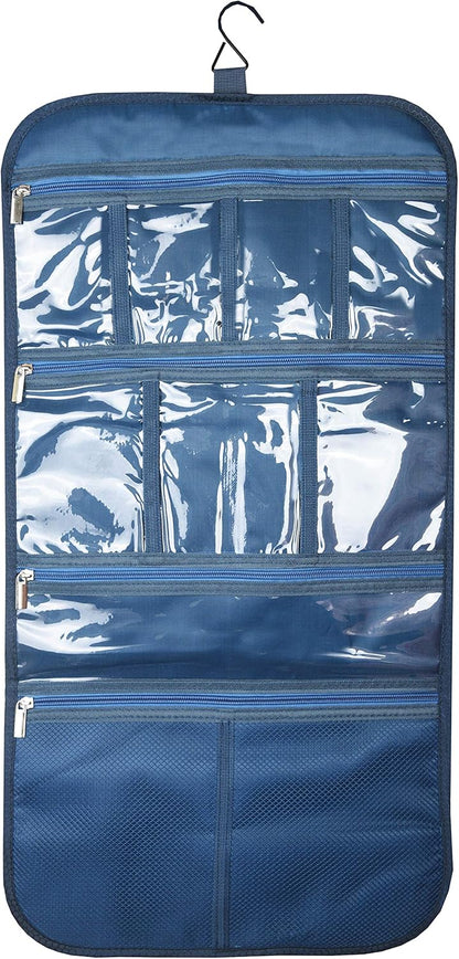 Freegrace Premium Hanging Toiletry Travel Bag - Cosmetic, Jewelry, Toiletry & Accessory Storage Organizer Bag, Large Size, Various Compartments