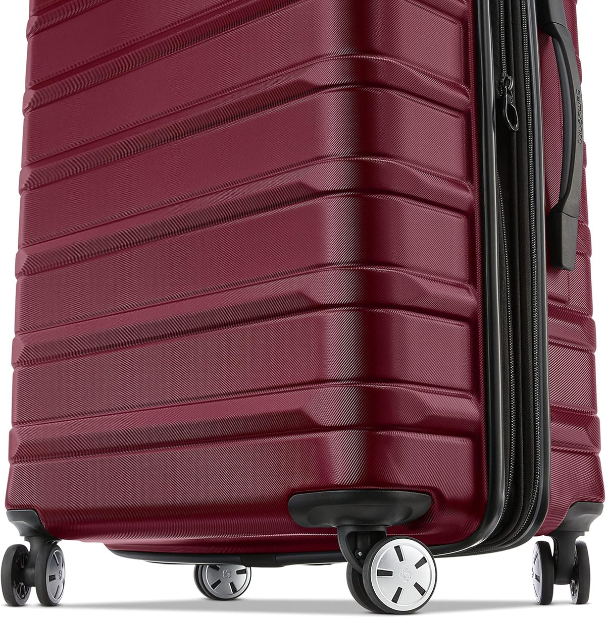 Samsonite Omni 2 Hardside Expandable Luggage with Spinner Wheels, 2-Piece Set (19/24), Nature Merlot