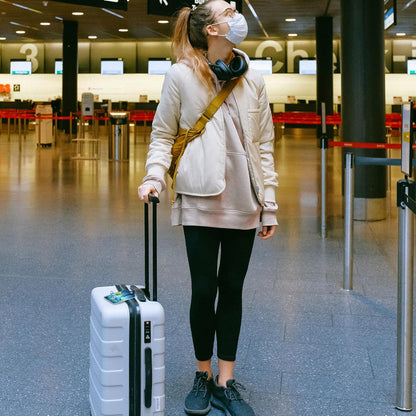 Luggage Tags for Suitcase Butterflies on Daisies in Forest 2 PCS Leather Travel Cruise Luggage Tag with Stainless Steel Loop Name ID Label Privacy Cover for Women Men Travel Bag Labels Set