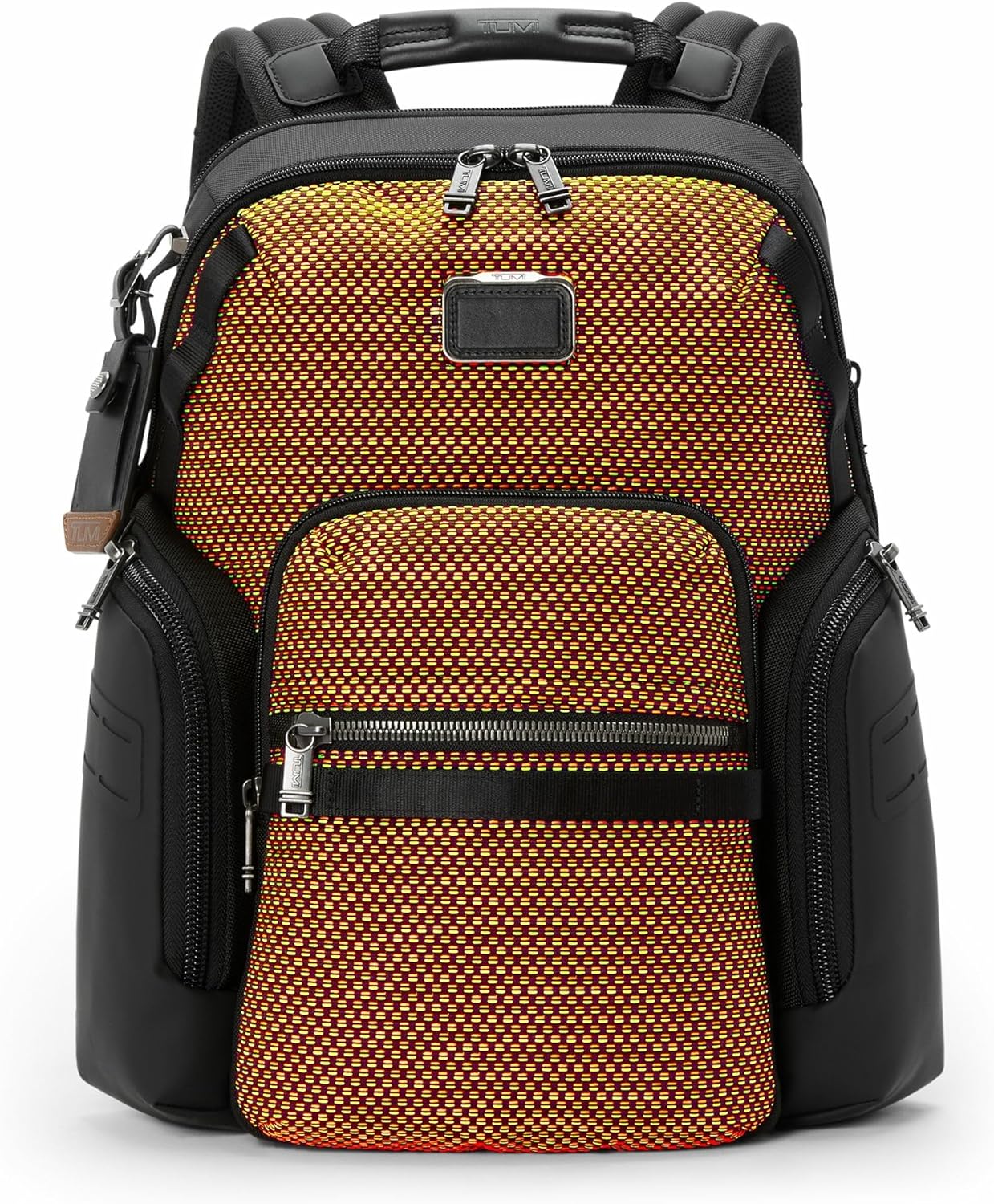 TUMI - Alpha Bravo Navigation Backpack - Everyday Travel Backpack - Fits Up to 15" Laptop - 16.0" X 14.0" X 7.3" - Red/Lime Chameleon