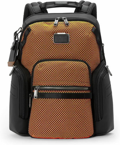 TUMI - Alpha Bravo Navigation Backpack - Everyday Travel Backpack - Fits Up to 15" Laptop - 16.0" X 14.0" X 7.3" - Red/Lime Chameleon