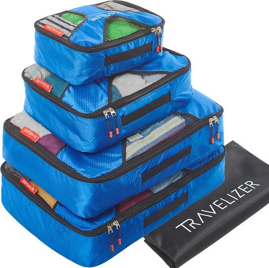 Travel Packing Cubes 5 pcs Luggage Organizer Set for Bag & Suitcase