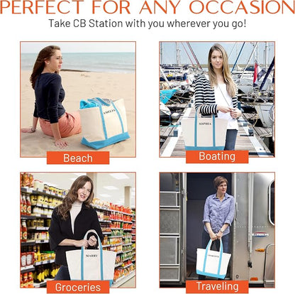 CB STATION Medium Classic Canvas Tote Bag - Image 7