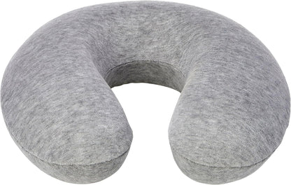 Amazon Basics Memory Foam Semicircular Neck Pillow, Grey