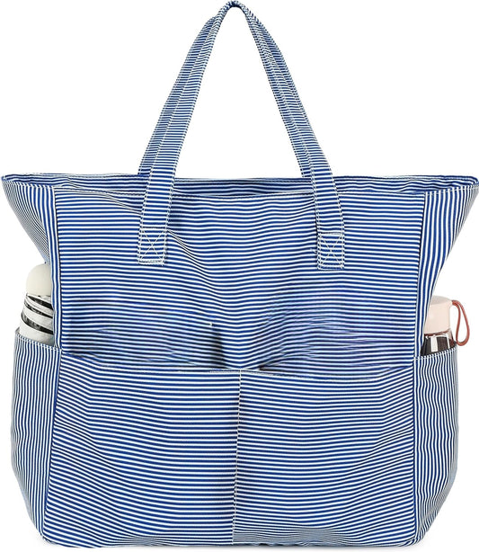 Waterproof Beach Tote Pool Bags for Women Ladies Extra Large Gym Tote Carry On Bag With Wet Compartment for Weekender Travel