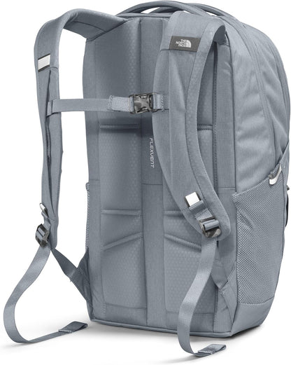 THE NORTH FACE Jester Everyday Laptop Backpack | Commuter Daypack with Water Repellent Finish, 16" Laptop Sleeve, Huge Main Compartment, Mid Grey Dark Heather/TNF Black-NPF, One Size