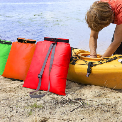 Shappy Waterproof Dry Bag Set 6 Sizes Lightweight Sacks and Long Adjustable Shoulder Strap Outdoor Water Proof Keep Gear Dry Bag Stuff Sacks for Backpacking, Boating, Hiking, Camping