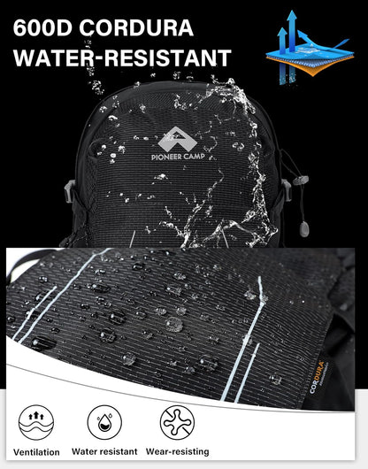 Pioneer Camp Hiking Backpack 22L Small Hiking Hydration Gear Lightweight Camping Backpack Travel Daypack for Women Men