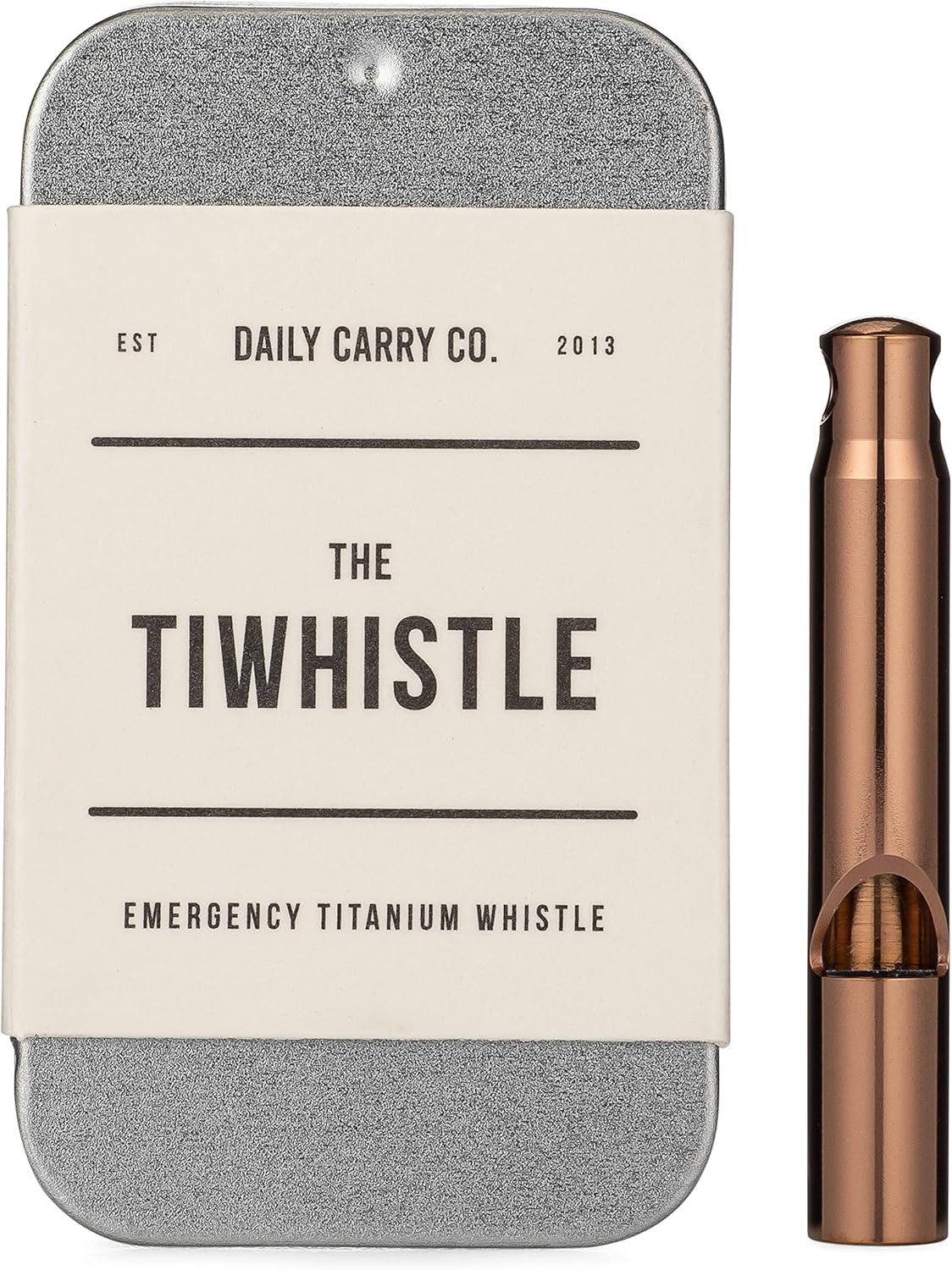 DAILYCARRYCO. TiWhistle - Titanium Emergency Whistle (Rose Gold)
