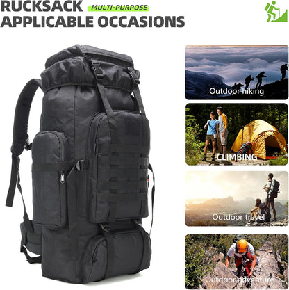 King'sGuard 70L Camping Hiking Backpack Tactical Backpack Military Molle Rucksack Backpack for Outdoor
