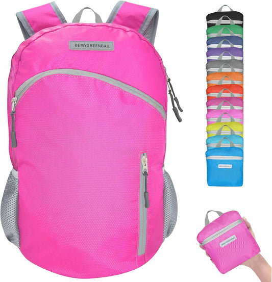 35L Foldable Waterproof Backpack For Outdoor Sports Travel Inside Wet Clothes Compartment Packable For Multiple