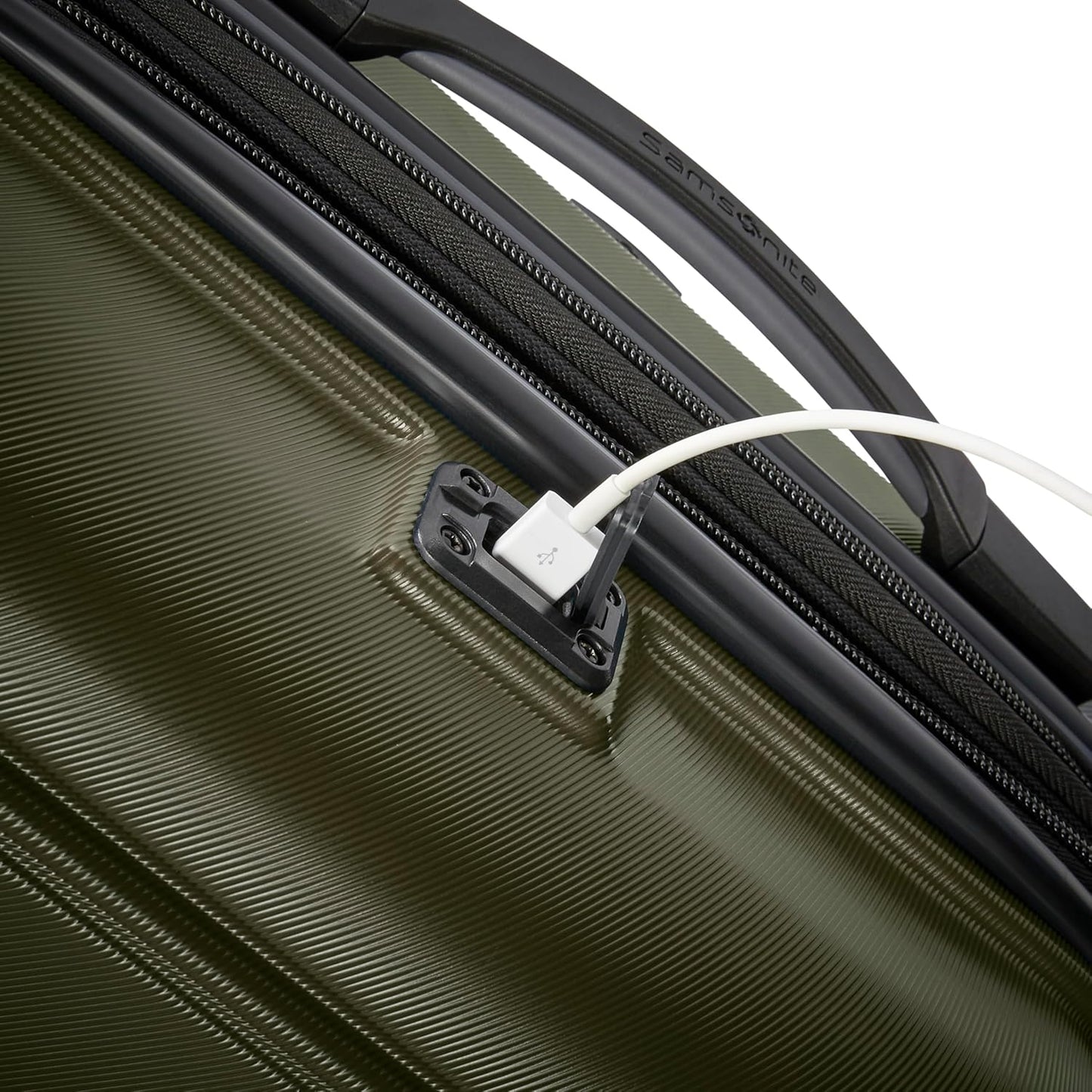 Samsonite Omni 2 Hardside Expandable Luggage with Spinner Wheels, 3-Piece Set (19/24/28), Vita Olive