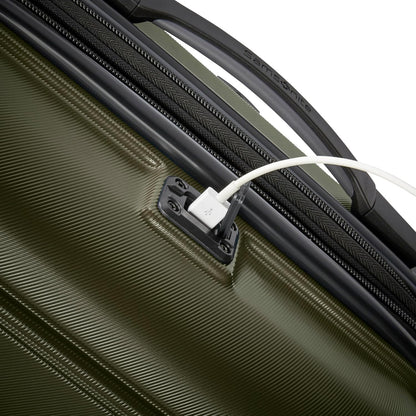 Samsonite Omni 2 Hardside Expandable Luggage with Spinner Wheels, 3-Piece Set (19/24/28), Vita Olive