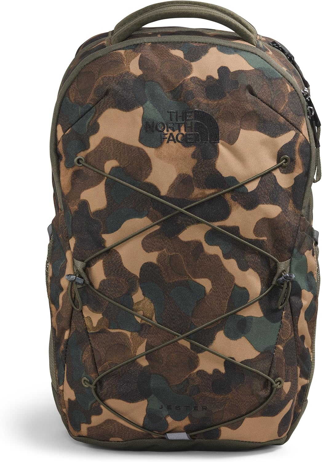 The North Face Jester Everyday Laptop Backpack, Utility Brown Camo Texture Print/New Taupe Green, One Size
