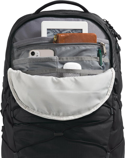 THE NORTH FACE Borealis Commuter Laptop Backpack | Water Repellent Finish, 16" Laptop Sleeve, Large Main Compartment for Everyday Carry, TNF Black/TNF Black-NPF, One Size