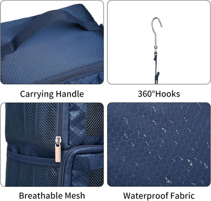 Suitcase Organizer Travel Bags Organizer for Luggage Compression Hanging Packing Cubes for Travel Carry on Closet (Bag Only)