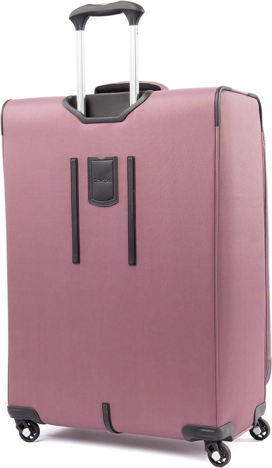 Travelpro Maxlite 5 Softside Expandable Checked Luggage with 4 Spinner Wheels, Lightweight Suitcase, Men and Women, Dusty Rose Pink, Checked Large 29-Inch