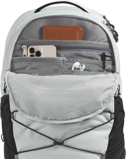 THE NORTH FACE Borealis Commuter Laptop Backpack | Water Repellent Finish, 16" Laptop Sleeve, Large Main Compartment for Everyday Carry, Tin Grey Dark Heather/Asphalt Grey/TNF Black-NPF, One Size