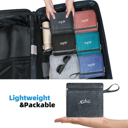 Lightweight 10L Foldable Travel Backpack - Packable Camping & Hiking Daypack for Women & Men (Dark Grey)