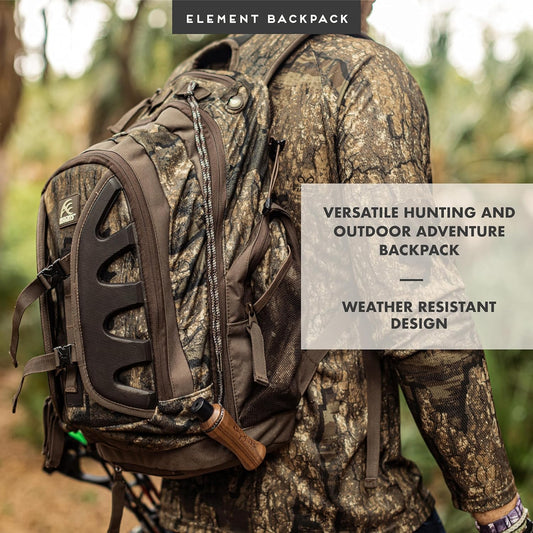 Insights Hunting by frogg toggs - The Element, Heavy Duty 1,831 Cubic Inch Hiking Fishing Camping Hunting Backpack, Realtree Timber