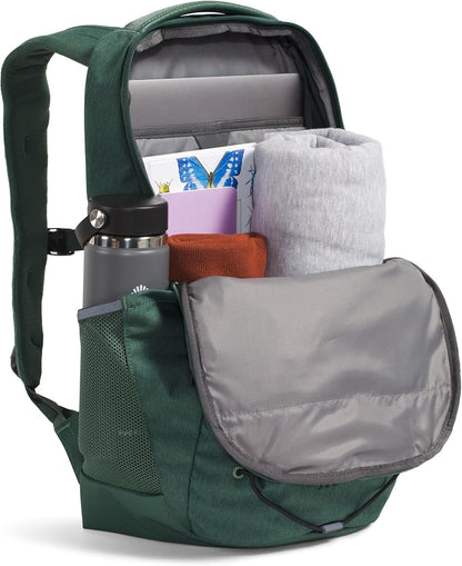 THE NORTH FACE Jester Everyday Laptop Backpack | Commuter Daypack with Water Repellent Finish, 16" Laptop Sleeve, Huge Main Compartment, Duck Green Dark Heather/TNF Black, One Size