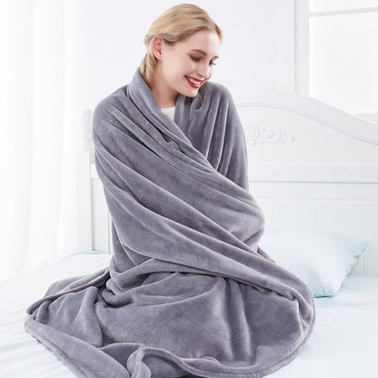 Surii Home Luxury Microfiber Flannel Blanket, Super Soft, Warm, Cozy, Fluffy, and Breathable, Perfect Throws for Bed, Couch, Sofa, for All Season Use. 350GSM Twin Size 60x80 Inches(Grey)