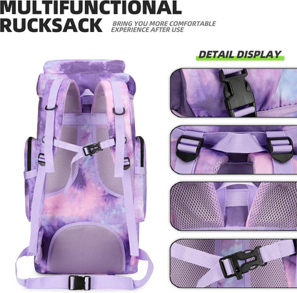 King'sGuard 70L Camping Hiking Backpack Tactical Backpack Military Molle Rucksack Backpack for Outdoor