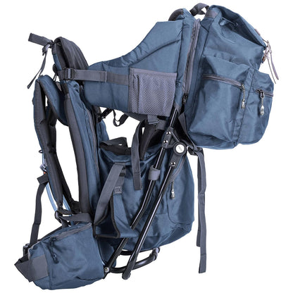 ClevrPlus Urban Explorer Child Carrier Hiking Baby Backpack, Marine Blue