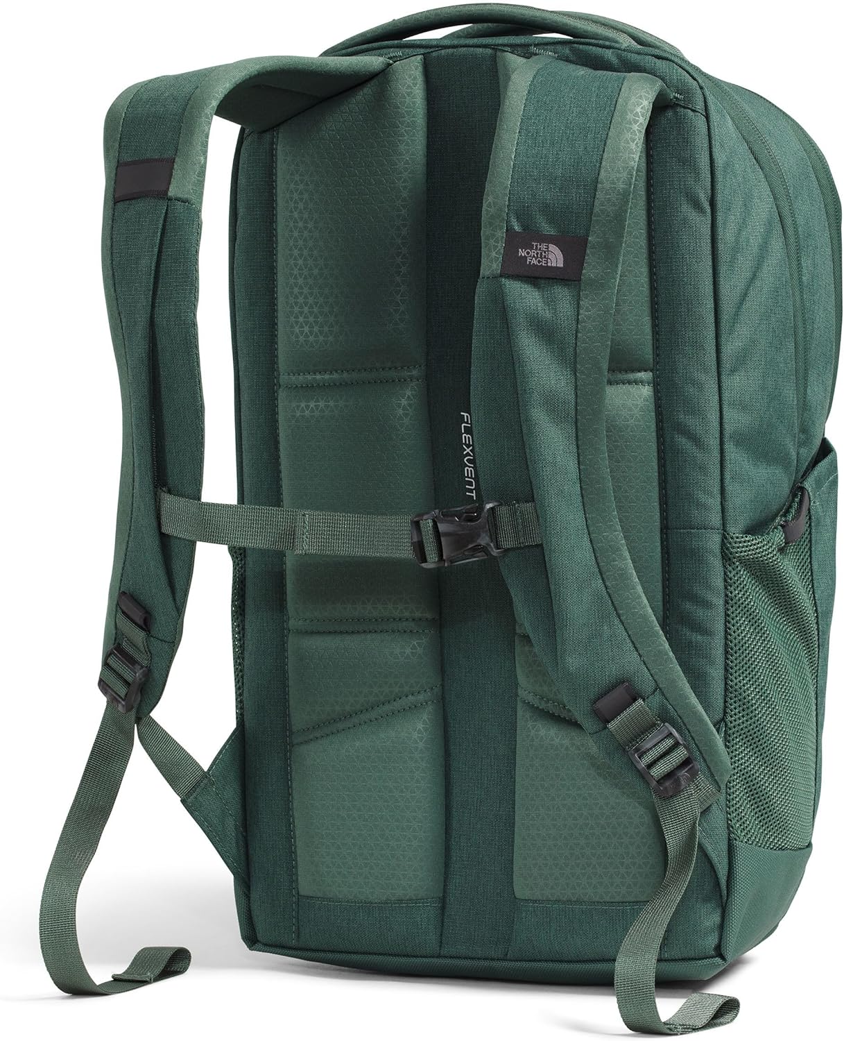 THE NORTH FACE Jester Everyday Laptop Backpack | Commuter Daypack with Water Repellent Finish, 16" Laptop Sleeve, Huge Main Compartment, Duck Green Dark Heather/TNF Black, One Size