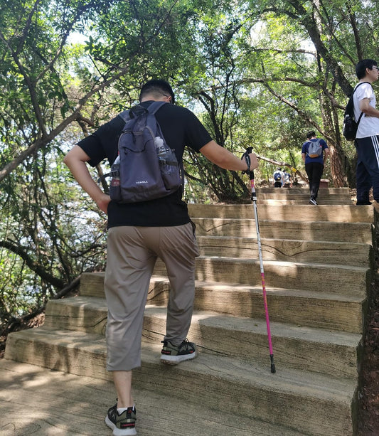 YZAOLL Small Lightweight Packable Hiking Backpack, 20L Hiking Backpack Day Pack for Women Men Travel Camping Vacation,Gray