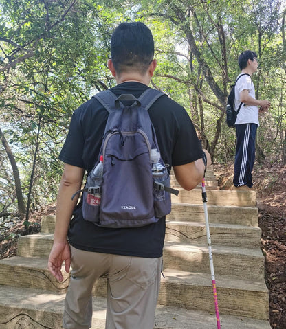 YZAOLL Small Lightweight Packable Hiking Backpack, 20L Hiking Backpack Day Pack for Women Men Travel Camping Vacation,Gray