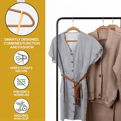 50 Pack New Premium Quality Velvet Hangers Ultra Thin Non Slip Adult Felt Space Saving Hangers for Closet Heavy Duty Coat Pants Jackets Dress Hangers 360° Swivel Hook Hold Upto 10 lbs Bronze