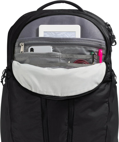 THE NORTH FACE Surge Commuter Laptop Backpack | Daypack with Water Repellent Finish, 16" Laptop Sleeve, Reflective Details, TNF Black/TNF Black-NPF, One Size