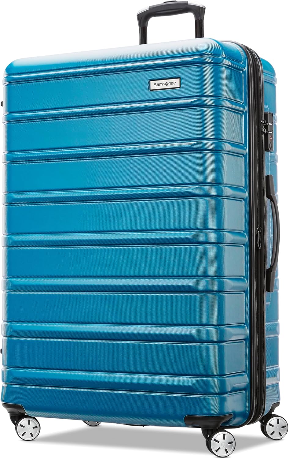 Samsonite Omni 2 Hardside Expandable Luggage with Spinner Wheels, LARGE SPINNER, CARIBBEAN BLUE