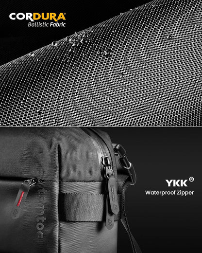 tomtoc Compact EDC Sling Bag, Minimalist Chest Shoulder Backpack Crossbody Bag for Men Women, Lightweight Carry Casual Bag