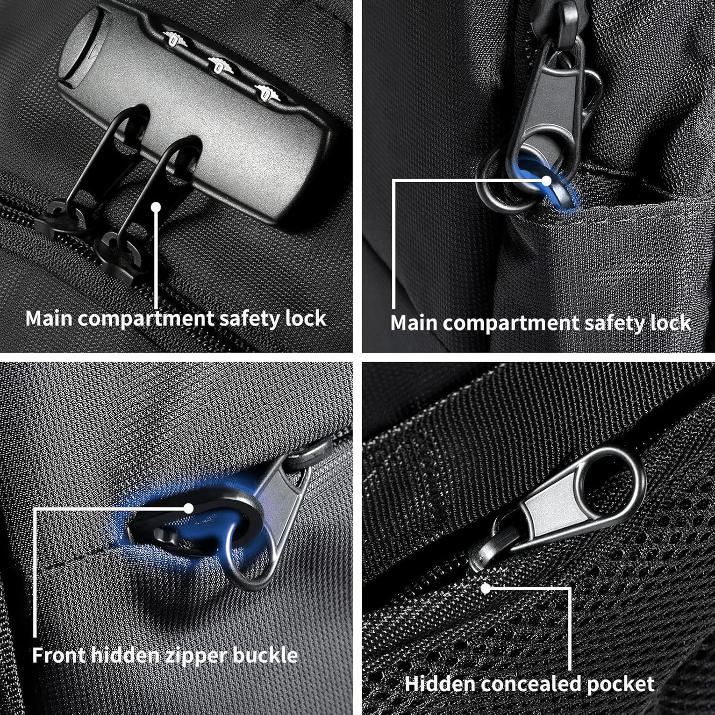 Tzowla 35 Liter Anti Theft with Tracker Tag and USB Charging Port Laptop Backpack