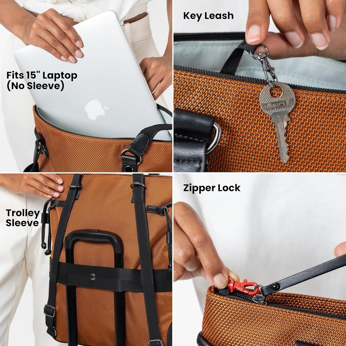 Sherpani Tempest, Anti Theft Convertible Backpack Tote, 14L Travel Backpack, Travel Gifts for Women, Handbags, RFID Protection, Metal Hardware, Fits 15” Laptop (No Sleeve) (Aloe Mist)