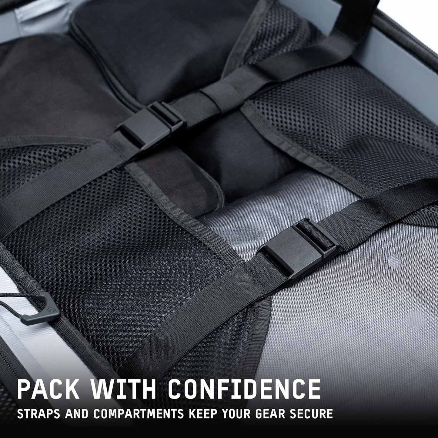 WANDRD TRANSIT Travel Backpack (45L): Large Expandable Carry-On Adventure Bag – Weather-Resistant Travel Backpack with Laptop Sleeve, Dual Side Access & Hidden AirTag Pocket