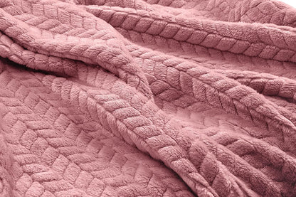 EverSnug Premium Travel Blanket Pillow - Soft 2 in 1 Airplane Blanket with Soft Bag Pillowcase, Hand Luggage Sleeve and Backpack Clip (Light Pink)