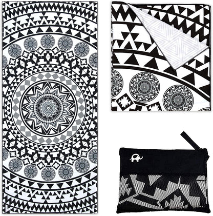 Elite Trend Microfiber Beach Towel - Extra Large 78x35 Inch Sand Free Quick Dry for Travel, Swimming, Pool, Yoga, Hiking, Camping – Lightweight Fast Drying Microfiber Towel Compact for Adults