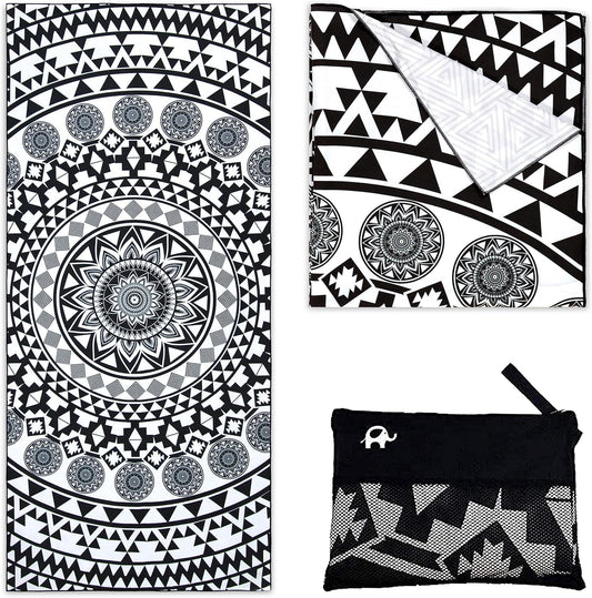 Elite Trend Microfiber Beach Towel - Extra Large 78x35 Inch Sand Free Quick Dry for Travel, Swimming, Pool, Yoga, Hiking, Camping – Lightweight Fast Drying Microfiber Towel Compact for Adults