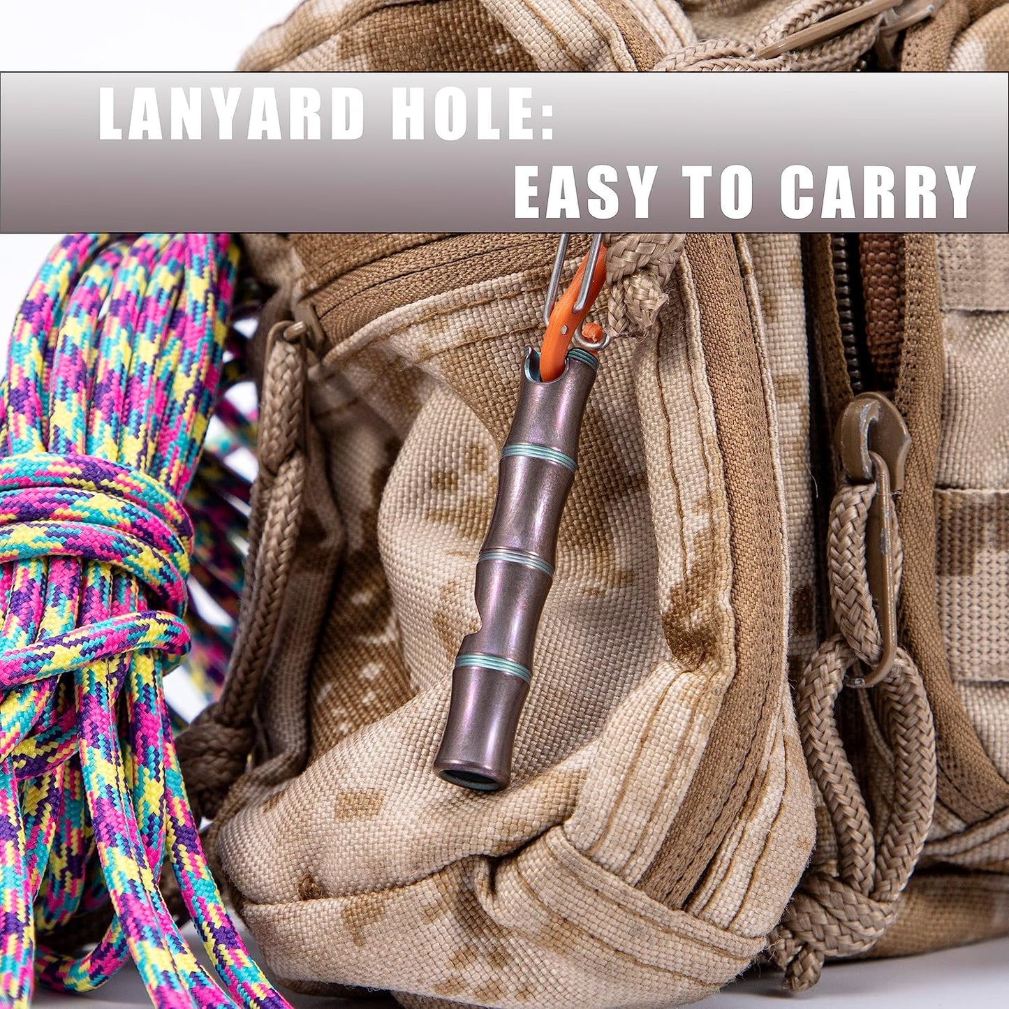 TACRAY Emergency Whistle Survival Loud, Perfect Loud Whistle for Safety,Survival,Hiking,Camping,Child Safety,Pets Training